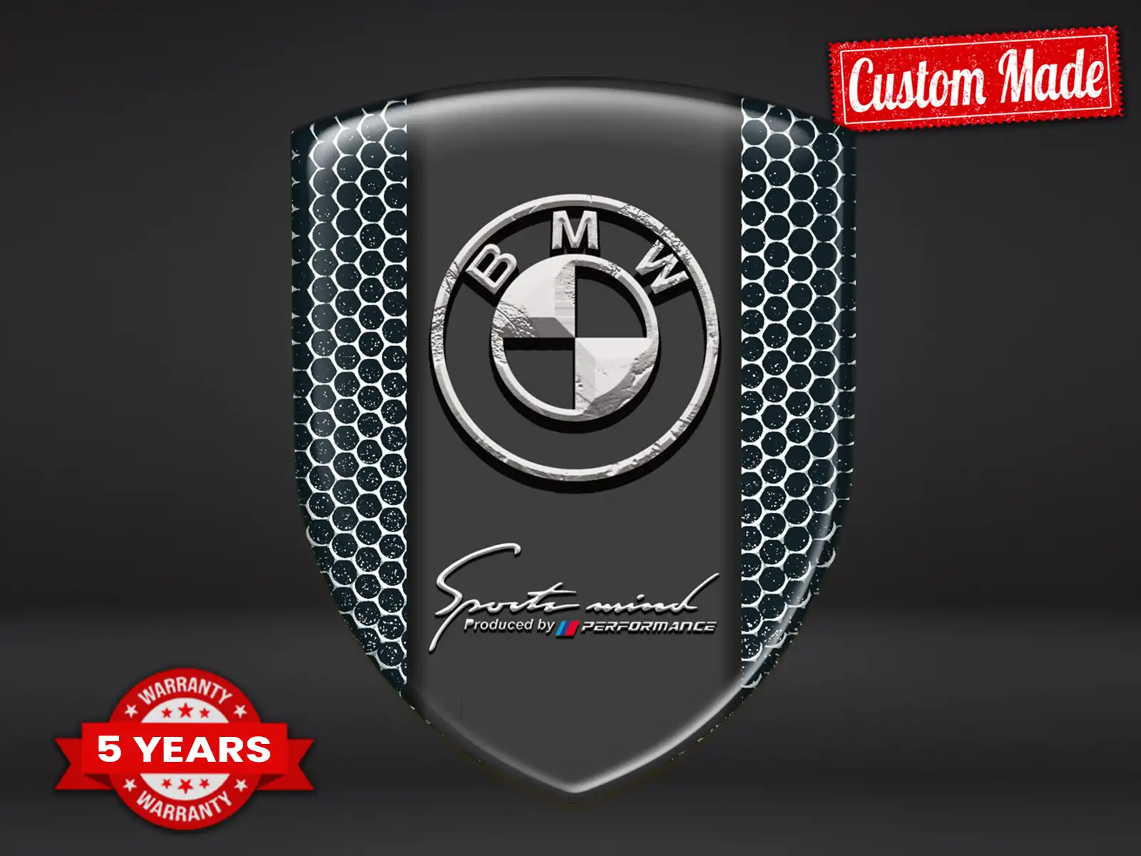 BMW Heckscheibensticker Exklusiv Anpassbar Pro